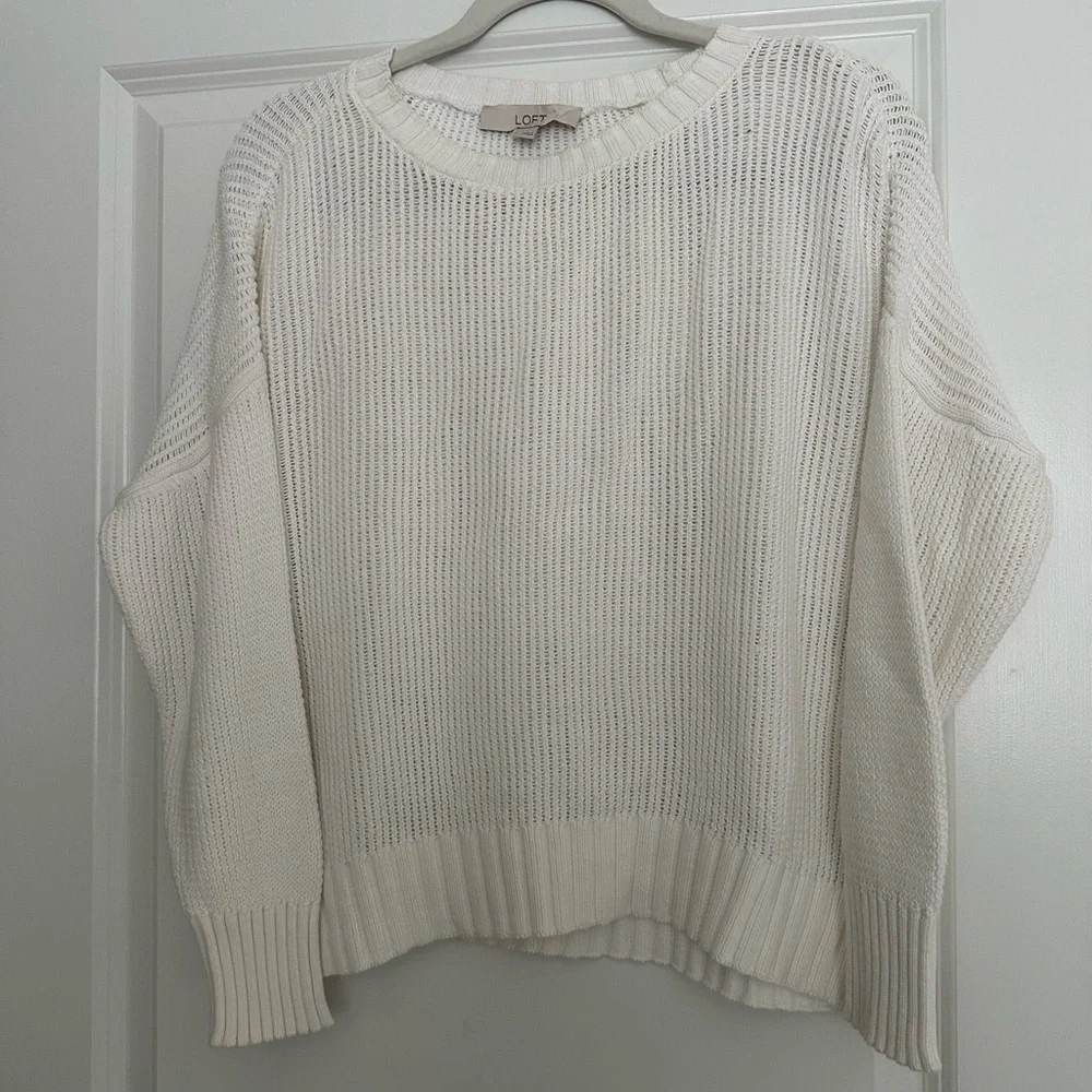 loft cotton sweater. - Picture 1 of 1